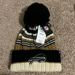 Buffalo Bills Neutral-Striped Beanie